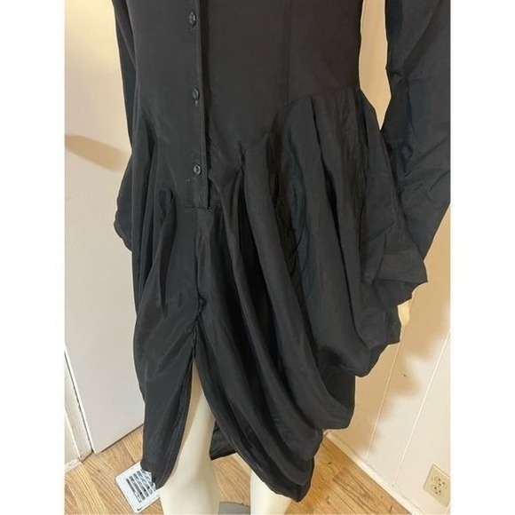 GOTHIC True Vintage Black Dress Argentina Must See!! 8? - Picture 5 of 10